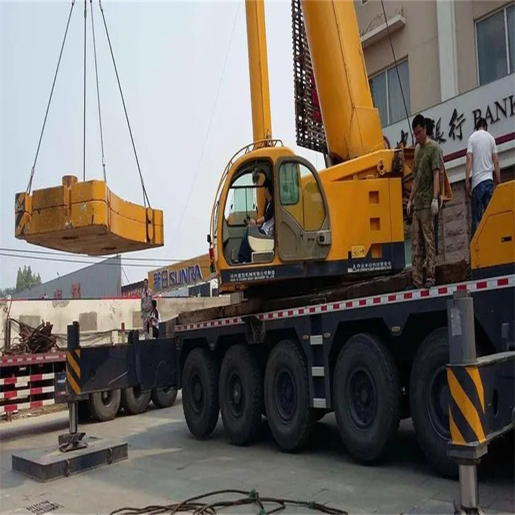 尚义县当地吊车出租|机器吊装|75吨|工厂搬迁服务